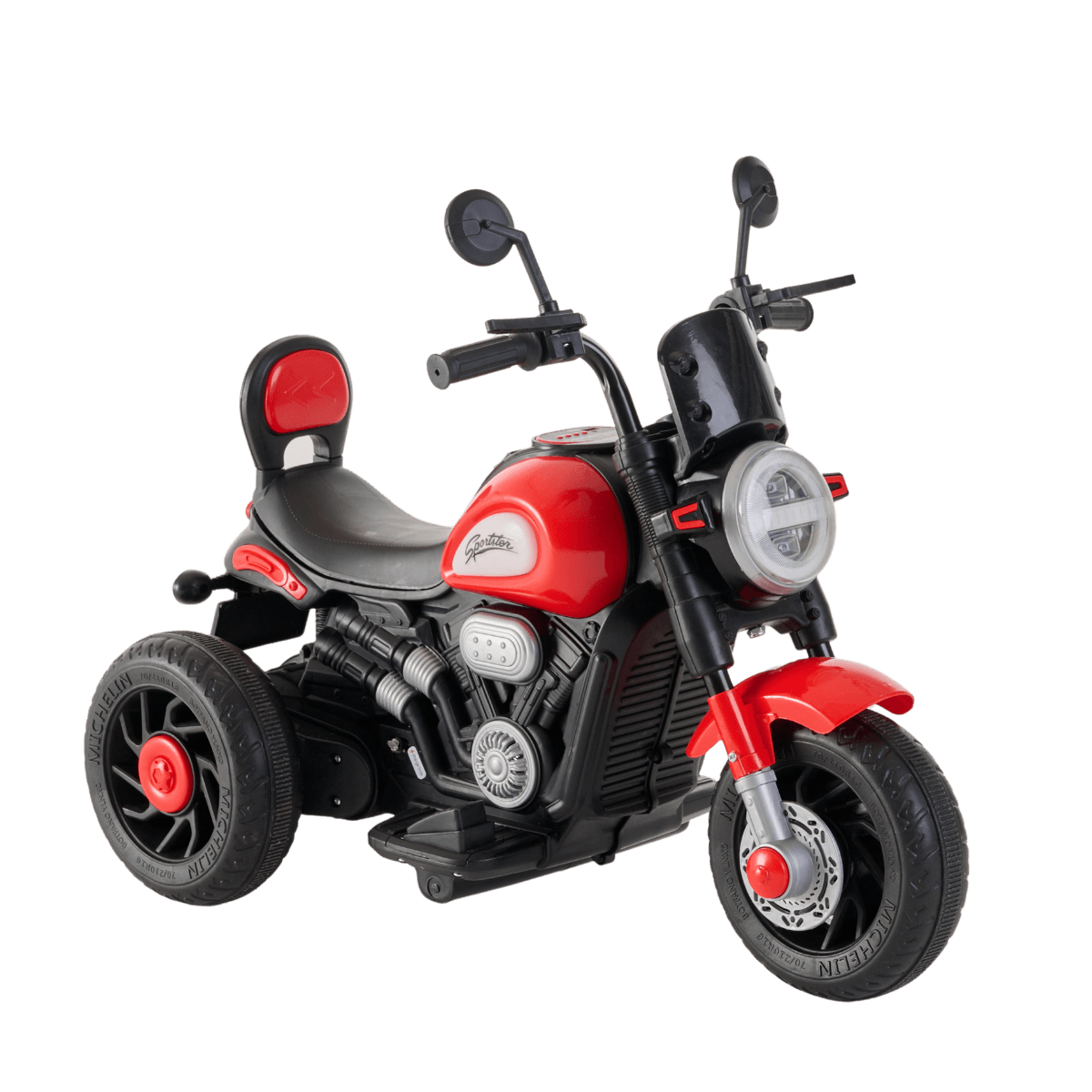 Moto Elétrica com Controle Remoto Race — Vermelho